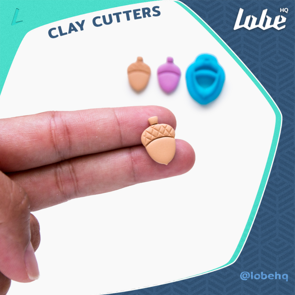 Acorn A Clay Cutter/Clay Tools/ Polymer Clay Cutter/ แม่พิมพ์กดดิน ...