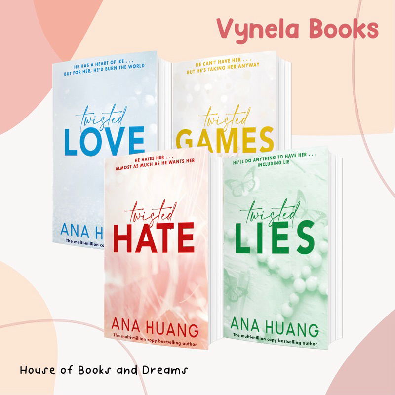 Twisted Series by Ana Huang [Twisted Love; Twisted Games; Twisted Hate and  Twisted Lies]