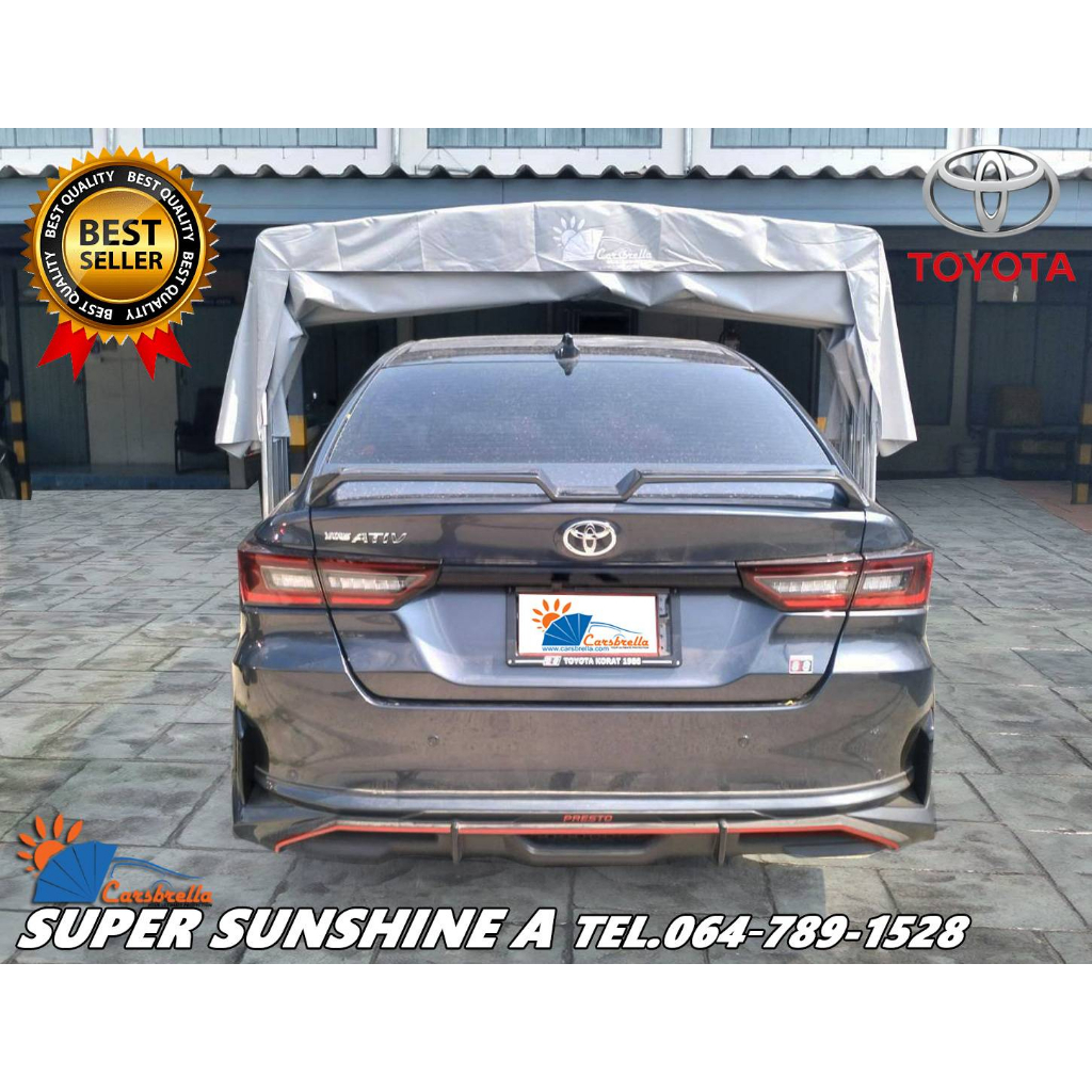 เต๊นท์จอดรถสำเร็จรูป-carsbrella-รุ่น-super-sunshine-a-กว้าง-300-cm-ยาว-600-cm-สูง-215-cm-ป้องกันแสงแดด