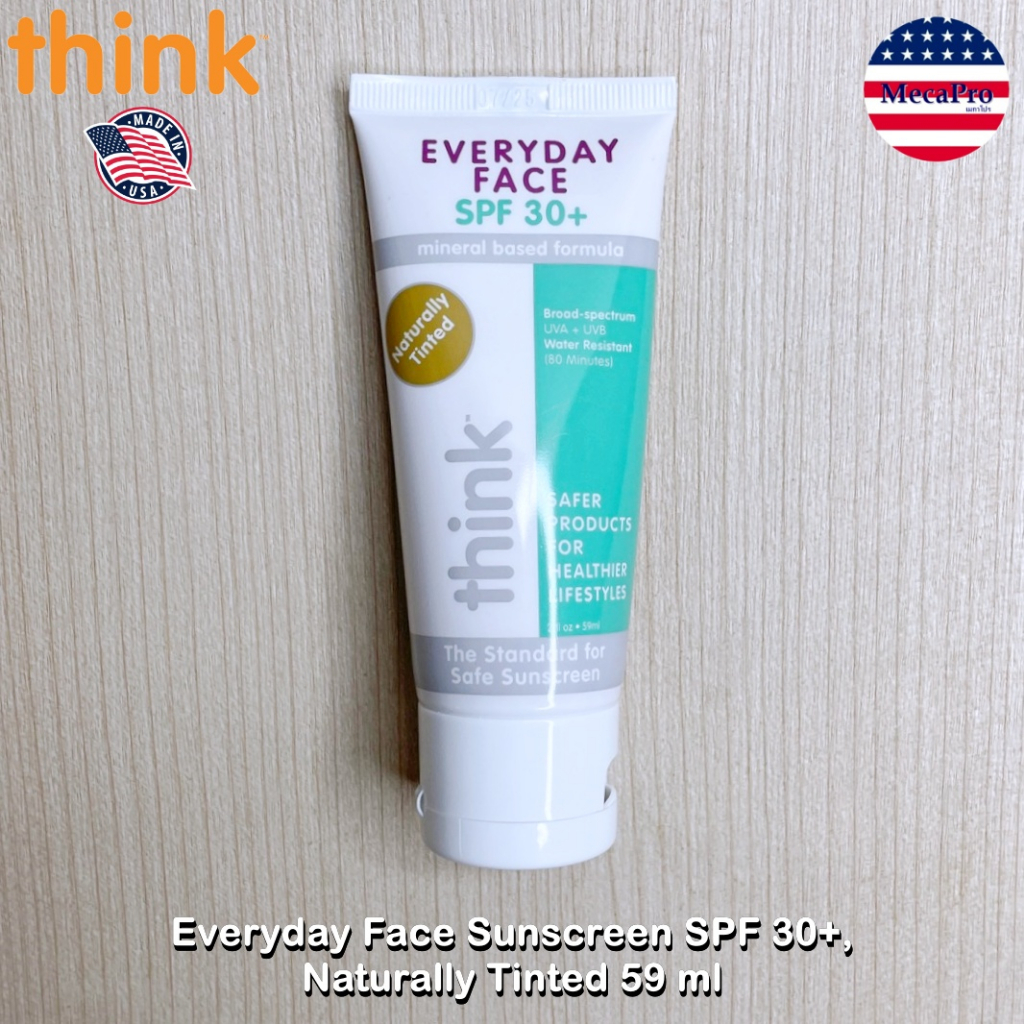 Think™ Everyday Face Sunscreen SPF 30+, Naturally Tinted 59 ml ครีมกัน