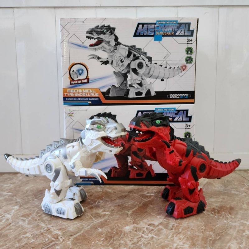 ไดโนเสาร์ชนถอย-มีเสียง-มีไฟ-dinosaur-ของเล่นเด็ก-ผู้ชาย-สนุก-เท่ห์