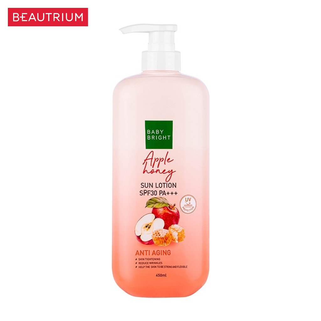 baby-bright-apple-honey-sun-lotion-spf30-pa-โลชั่นกันแดด-450ml