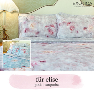 EXOTICA ปลอกหมอน (19” x 29”) / ปลอกหมอนข้าง (14” x 44”) / ปลอกหมอนบอดี้ (19" x 46") ลาย Fur Elise