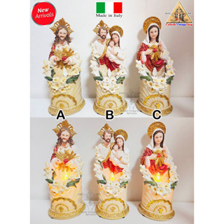 รูปปั้น พระเยซู พระแม่มารีย์ ครอบครัว Holy Family Jesus Mary ITALY คาทอลิก อิตาลีCatholic Statue Figurine religion