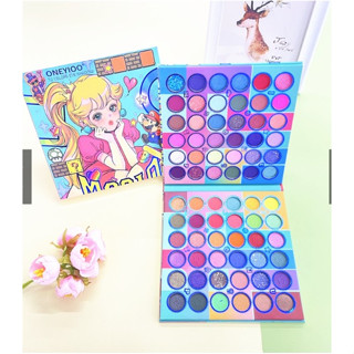 AZ-117 อายแชโดว์ONEYIOO 72 COLORS EYE SHADOWพาเลทอายแชโดว์72สี สวยครบจบในตลับเดียว ขนาดพกพา สีสันสดใส