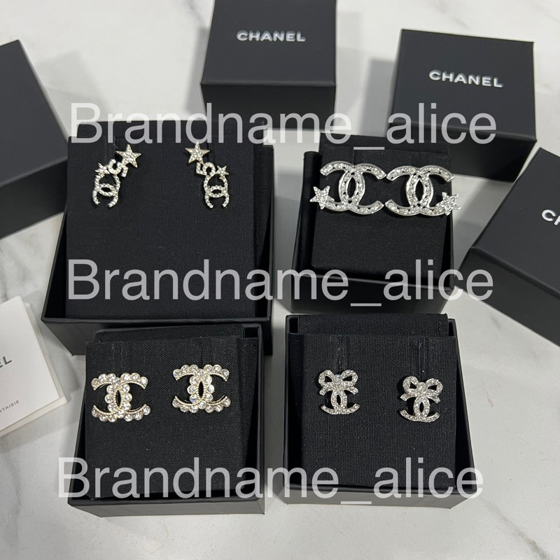 แท้-ต่างหู-chanel-earrings