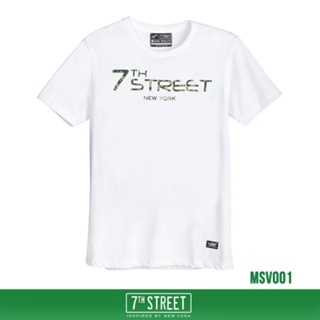 เสื้อยืด 7th Street รุ่น MSV001-สีขาว
