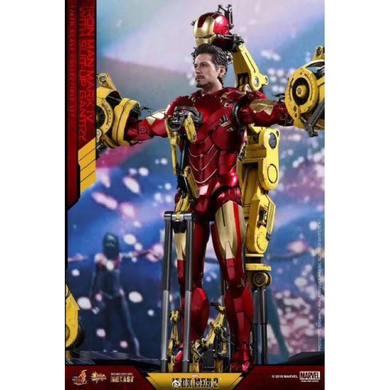 hot-toys-mms462d22-iron-man-2-mark-v-with-suit-up-gantry-มือสอง