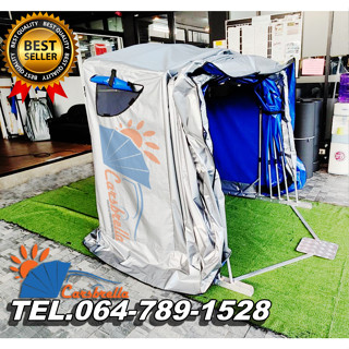 โรงจอดรถสำเร็จรูป CARSBRELLA รุ่น TWIN SCOOT  Aluminium Frame