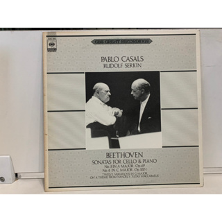 1LP Vinyl Records แผ่นเสียงไวนิล BEETHOVEN SONATAS FOR CELLO &amp; PIANO (J2B63)