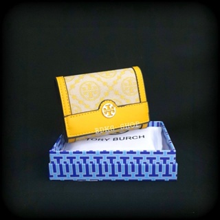 กระเป๋า TORRY BURRCH MINI T MONOGRAM JACQUARD WALLET