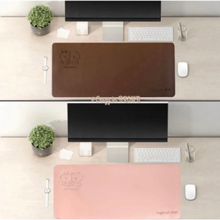 Leather Brown Mouse Pad • แผ่นรองโต๊ะทำงานไลน์เฟรนด์ Line Friends