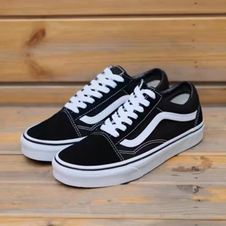 【SALE】Vans รองเท้าผู้ชายและผู้หญิงของแท้รองเท้าผ้าใบคลาสสิกเรียบง่าย super อเนกประสงค์สบายแฟชั่นแนวโน้มรองเท้าสเก็ตบอร์ด