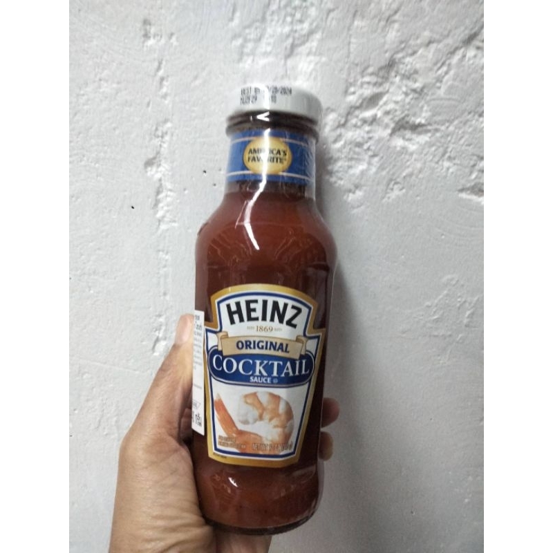 Heinz Original cocktail Sauce ซอสสำหรับจิ้ม 340 กรัม ราคาสุดฟิน
