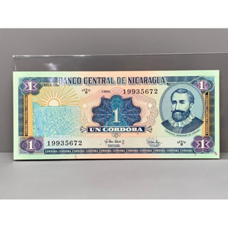 ธนบัตรรุ่นเก่าของประเทศนิการากัว ชนิด1Cordoba ปี1995 UNC