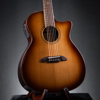 กีต้าร์โปร่ง Alvarez AGE95CESHB SOLID AA WESTERN RED CEDAR / MACASSAR EBONY กีตาร์ Acoustic Guitar กีตาร์โปร่ง