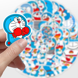 💥พร้อมส่ง💥JAPAN ANIME Doraemon ドラえもん โดราเอมอน sticker สติกเกอร์กันน้ำรูปแบบที่แตกต่างกัน 50ชิ้น