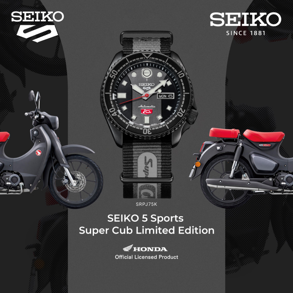 seiko-5-sports-honda-super-cub-limited-edition-รหัส-srpj49k-srpj75k-srpk37k