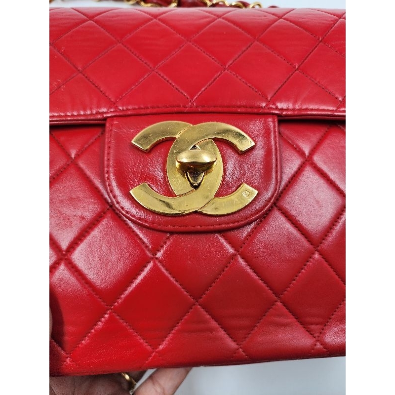 chanel-classic-jumbo-biglogo-vintage-flap-bag