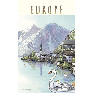 สินค้า EUROPE Sasi\'s Sketch Book 34 Days in Europe Diary 2 (D2) ศศิ สเก็ตซ์บุ๊ค 34 วันในยุโรป ไดอารี่ 2 พิมพ์ซ้ำ ปกใหม่