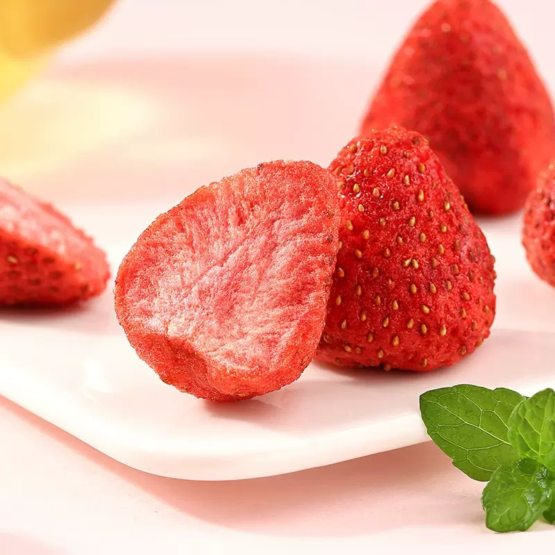 สตอเบอรีอบกรอบสตอเบอรี่อบแห้งstrawberryสตอเบอรี่ฟรีซสตรอเบอรี่dried-fruitdry-fruitของกินผักอบกรอบผลไม้อบแห้งรวม