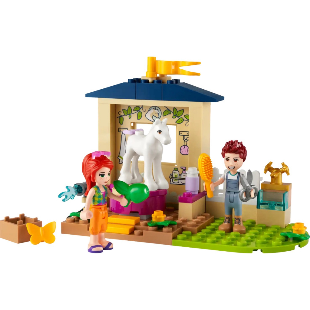 lego-friends-41696-pony-washing-stable-เลโก้ใหม่-ของแท้-กล่องสวย-พร้อมส่ง