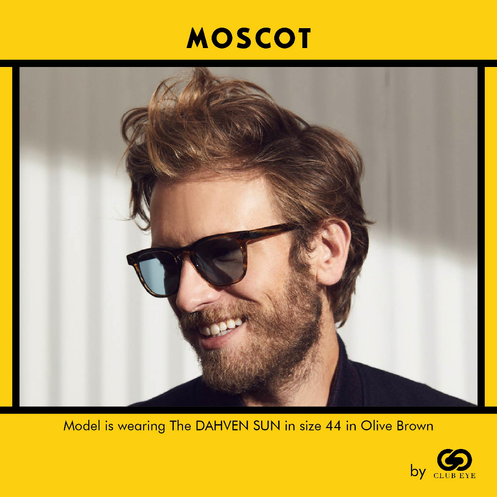 moscot-แว่นกันแดด-มอสคอต-รุ่น-dudel-สีกรอบ-bark-สีเลนส์-blue-glass-ไซซ์-51-ของแท้-มีประกัน