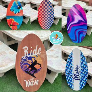 ภาพขนาดย่อของภาพหน้าปกสินค้าพร้อมส่ง skim board 35" สกิมบอร์ด เซิร์ฟบก เซิร์ฟชายหาด เซิร์ฟน้ำตื้น for beginner skim board จากร้าน supboard_rangsit บน Shopee