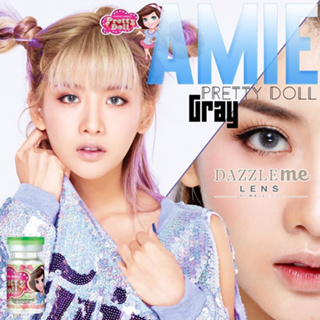 คอนแทคเลนส์สีเกาหลีรายเดือน รุ่น Amie (1 Pair) 5 คู่ แถม 1 คู่