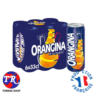 ภาพหน้าปกสินค้าOrangina Sparkling Orange Juice Pulp Soda Tall Cans น้ำส้มออเรนจิน่า แบบกระป๋อง 330ml แพ็ก 6 ขวด ที่เกี่ยวข้อง