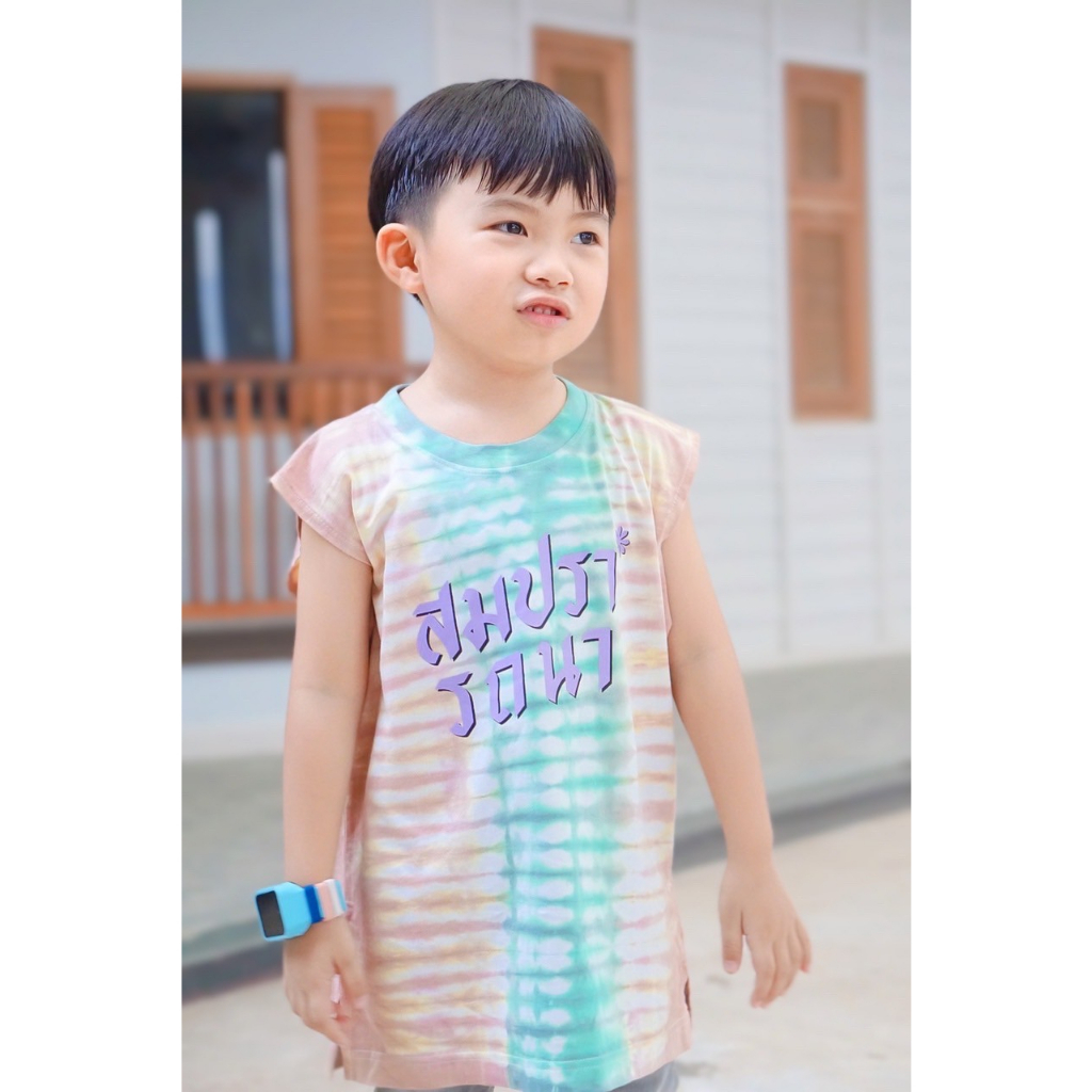 bangkok-tales-top-เสื้อมัดย้อม-สมปรารถนา-ไซส์เด็ก