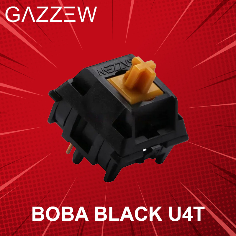 สวิตช์ Gazzew Boba Black U4T Switch Shopee Thailand