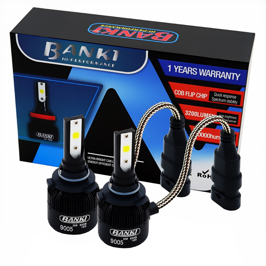 งานแท้ Banki H9005 หรือ HB3 งานแท้ประกัน 1 ปี สว่างกว่าหลอดเดิม 3 เท่า ...