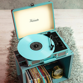 ภาพขนาดย่อของสินค้าพร้อมส่ง Fornuts เครื่องเล่นแผ่นเสียง แผ่นเสียงไวนิล Record player vinyl recordแผ่นเสียง vinyl ลำโพง บลูทูธ ลำโพง ลำโพง