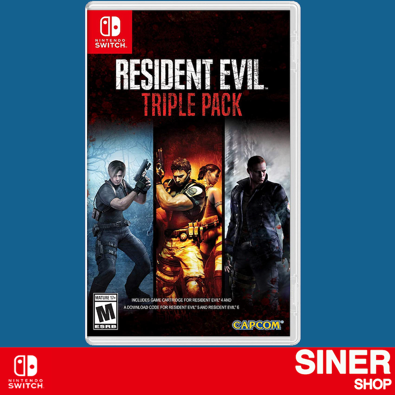 ภาพหน้าปกสินค้า: Resident Evil Triple Pack (US  America)