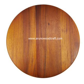 เขียงกลมไม้จามจุรี l ACACIA WOOD ROUND BOARD