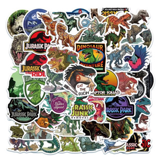 สติ๊กเกอร์ Dino 484 ไดโนเสาร์ 50ชิ้น สุดเท่ ไดโนเสา ไดโน ทีเร็ก ไดโนเสา จูราสสิคพาร์ค Jurassic park world จูราสสิค ไดโน