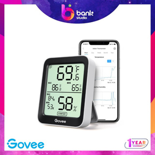 (ประกัน 1ปี) เครื่องวัดอุณหภูมิ Govee Bluetooth Thermo-Hygrometer H5075