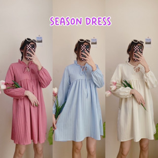 SEASON DRESS | มินิเดรสทรงโอเวอร์ไซส์