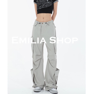 EMILIA SHOP  กางเกงขายาว กางเกงเอวสูง ผู้หญิงสไตล์เกาหลี Y2K เสื้อผ้าแฟชั่นผู้หญิง 2023 ใหม่  Trendy สวย Comfortable พิเศษ A20M03O 36Z230909