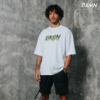 DXMN Clothing "DXMN CANNABIS" Oversized Tee (White)