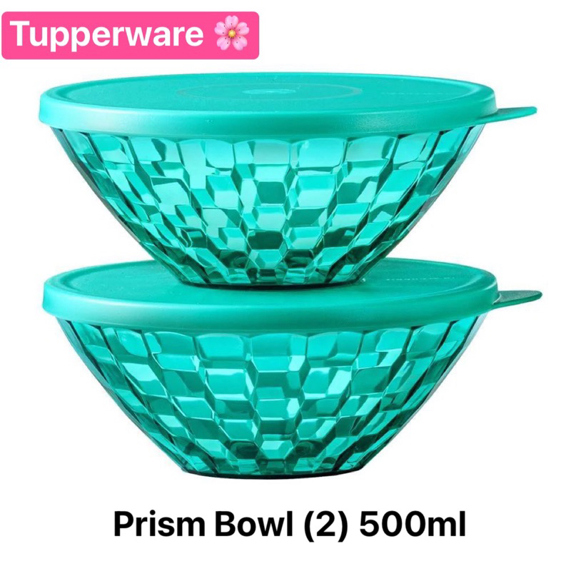 ภาชนะบรรจุอาหาร Tupperware Prism Bowl 500ML ราคาต่อ 1ใบ เลือกสีได้ ...