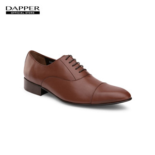 ภาพหน้าปกสินค้าDAPPER รองเท้าหนังทำงาน แบบผูกเชือก Cap-Toe Oxford Shoes สีน้ำตาล (HBKE1/630OC3) ซึ่งคุณอาจชอบสินค้านี้