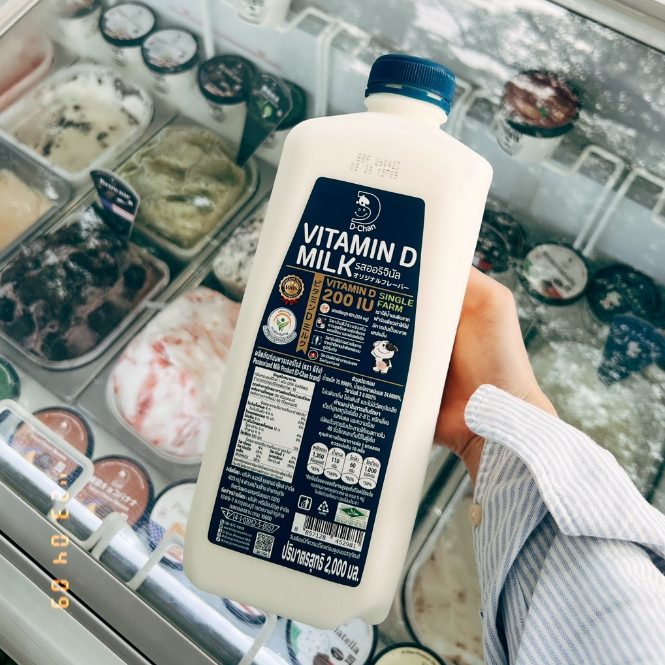 ภาพหน้าปกสินค้านมดีจัง D-Chan Vitamin D Milk 2 ลิตร 2 ขวด นมพาสเจอร์ไรส์ รสออริจินัล นมวัว ตราดีจัง จากร้าน premiummiruku บน Shopee