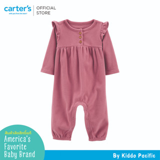 CARTERS 1PC PINKEMBROIDERY  คาร์เตอร์หมีจั๊มสูทเด็กผู้หญิง สีชมพู L10