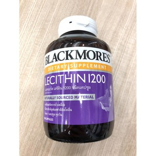 Blackmore lecithin 1200 mg เลซิตินสกัดจากถั่วเหลืองให้สารสำคัญฟอสฟาติดิลโคลีน ขวดละ 100 แคปซูล