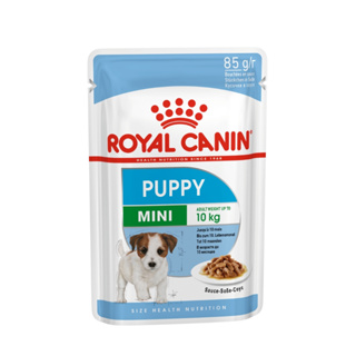 Royal Canin WET Mini Puppy รอยัลคานิน อาหารเปียก ลูกสุนัข พันธุ์เล็ก (85g)