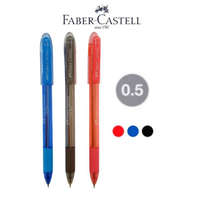 ปากกา-faber-castell-cx-plus-0-5-ปากกาลูกลื่น-เฟเบอร์-คาสเทลล์-เขียนลื่น-1ด้าม-พร้อมส่ง
