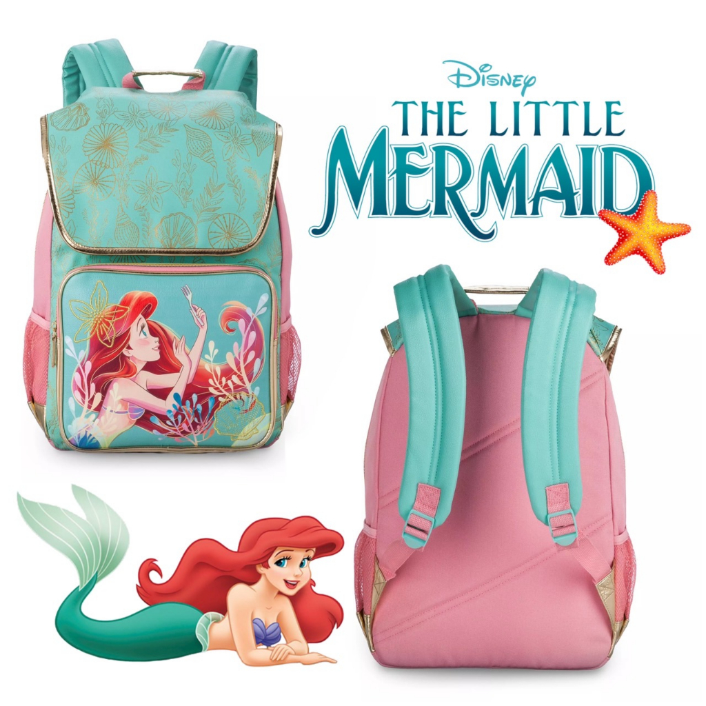 สินค้าพร้อมส่ง-ใหม่-จาก-shopdisney-usa-กระเป๋านักเรียน-the-little-mermaid-ลาย-ariel-ราคา-1-390-บาท