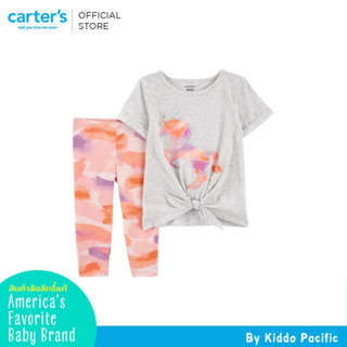 CARTERS 2PC SET PINK UNICORN SET คาร์เตอร์เสื้อผ้าชุดขายาวเด็กผู้หญิง ลายยูนิคอน เซท 2 ชิ้น L10